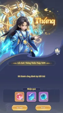 Thắng trận, nhận quà trong Nghịch Mệnh Tu Tiên