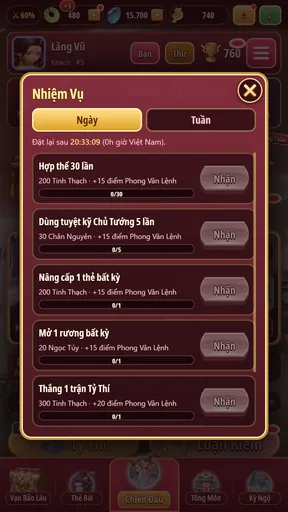 Nhiệm vụ ngày
