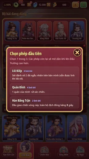 Chọn phép đầu tiên
