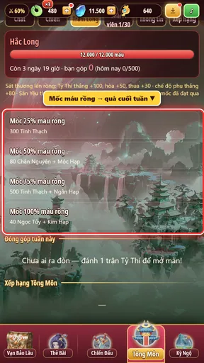 4 mốc máu rồng và quà