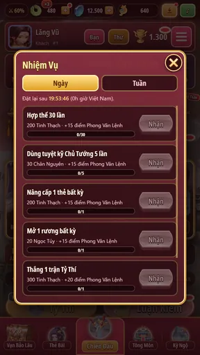 Nhiệm vụ ngày