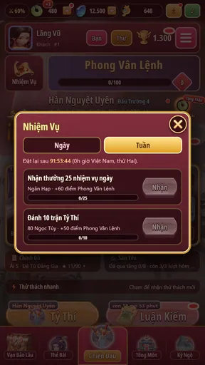 Nhiệm vụ tuần
